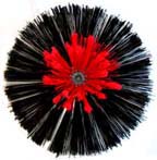 14" Black Widow Brush (top view)